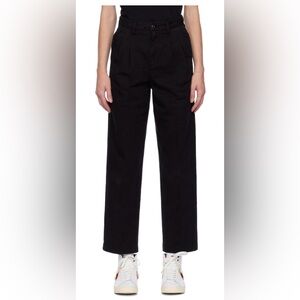 Carhartt WIP Black Straight-Leg Trousers